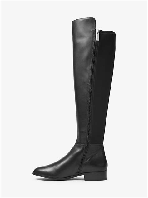 michael kors bromley nappa leather boot|Michael Kors bromley leather boots.